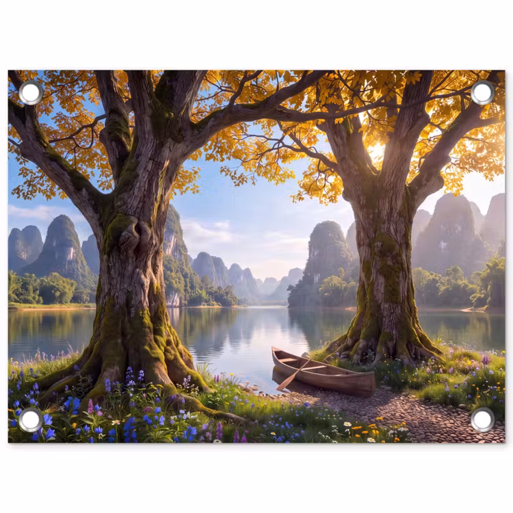 Gartenposter - Natur – See – Berge — 1