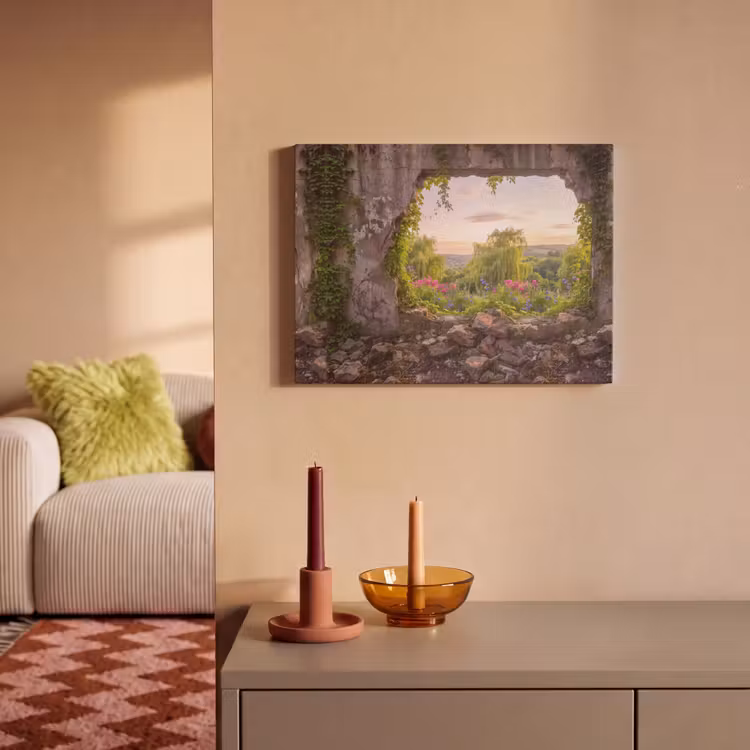 Akustikbild - Mauer – Natur – Blumen — 2