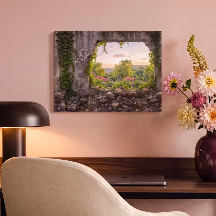 Akustikbild - Mauer – Natur – Blumen — 6