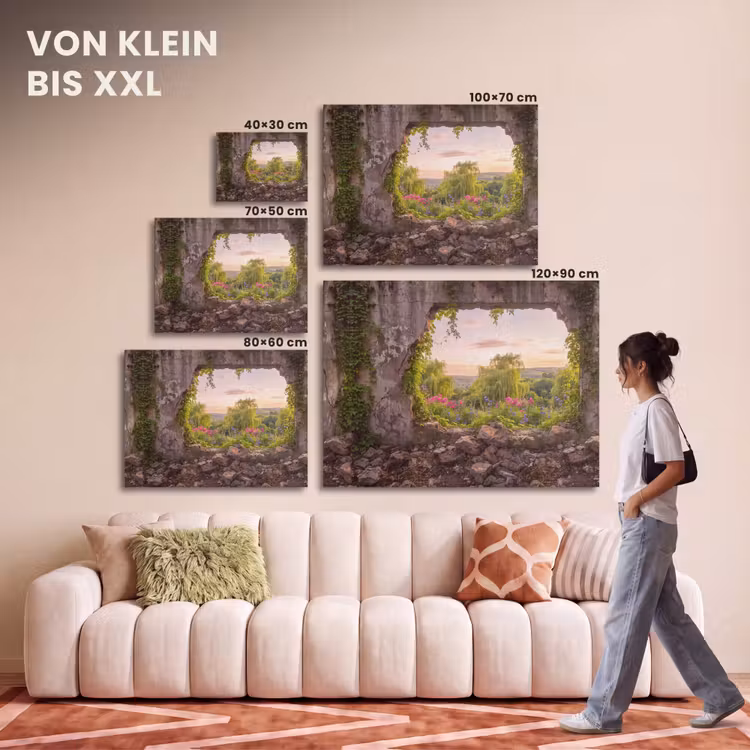 Akustikbild - Mauer – Natur – Blumen — 7