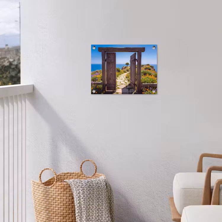 Gartenposter - Tor – Weg – Meer — 5