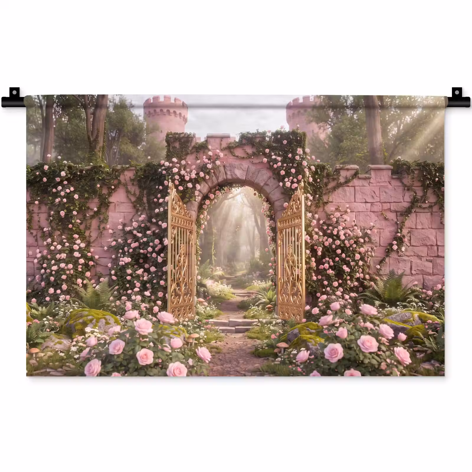 Wandteppich - Tor – Blumen – Märchen — 1