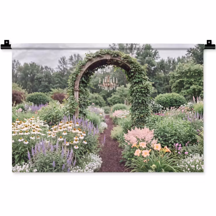 Wandteppich - Bogen – Garten – Natur — 1