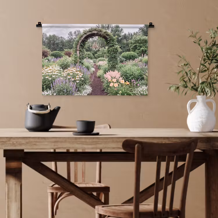 Wandteppich - Bogen – Garten – Natur — 3