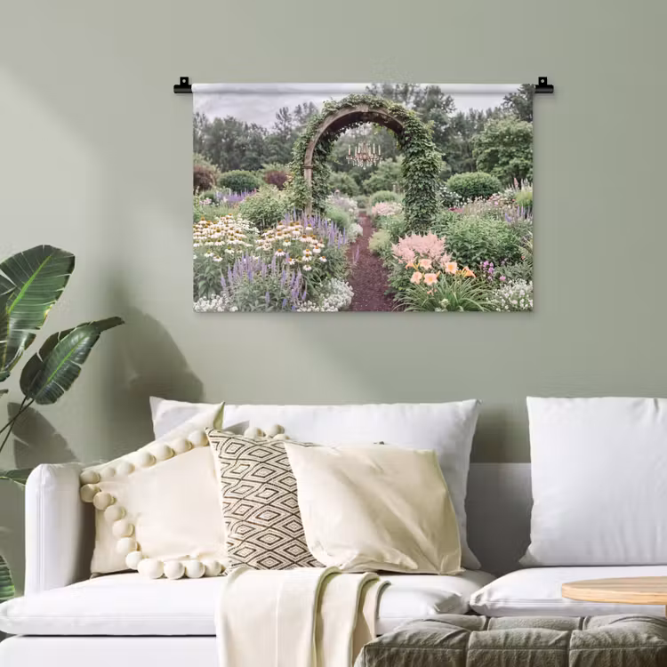 Wandteppich - Bogen – Garten – Natur — 4