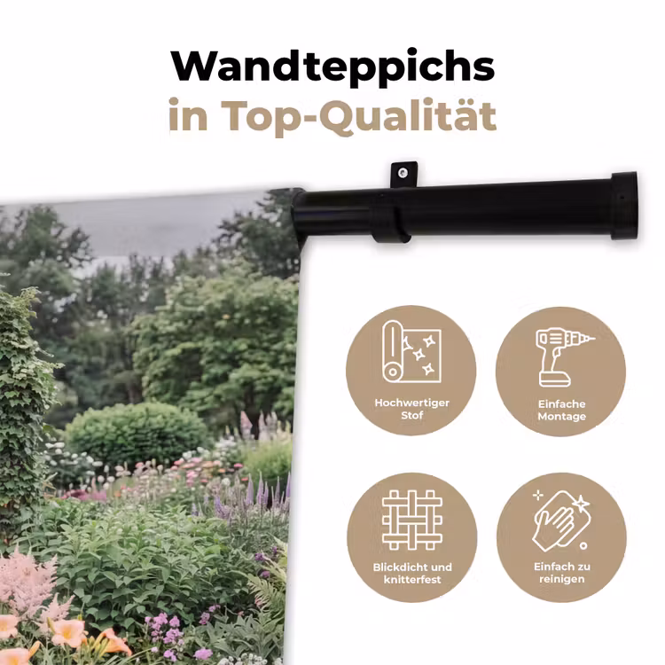 Wandteppich - Bogen – Garten – Natur — 7