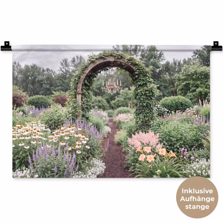 Wandteppich - Bogen – Garten – Natur — 9