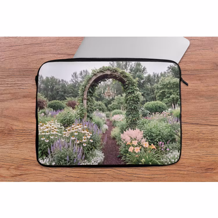 Laptop hülle - Bogen – Garten – Natur — 2