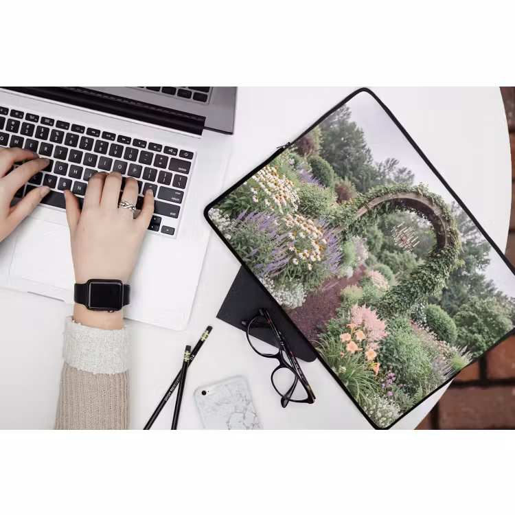 Laptop hülle - Bogen – Garten – Natur — 3