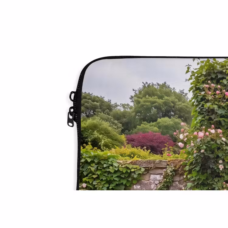 Laptop hülle - Garten – Blumen – Weg — 5