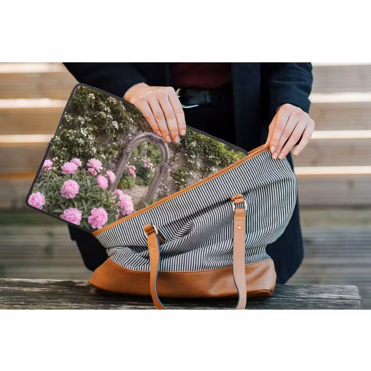 Laptop hülle - Spiegel – Garten – Blumen — 4