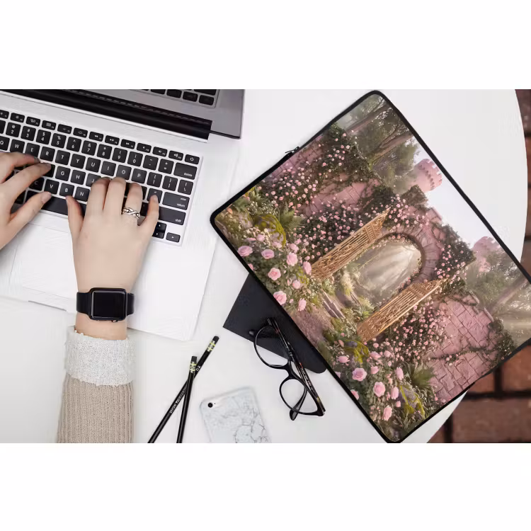 Laptop hülle - Tor – Blumen – Märchen — 3