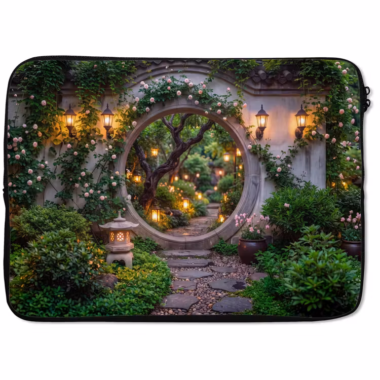 Laptop hülle - Tor – Garten – Beleuchtung — 1