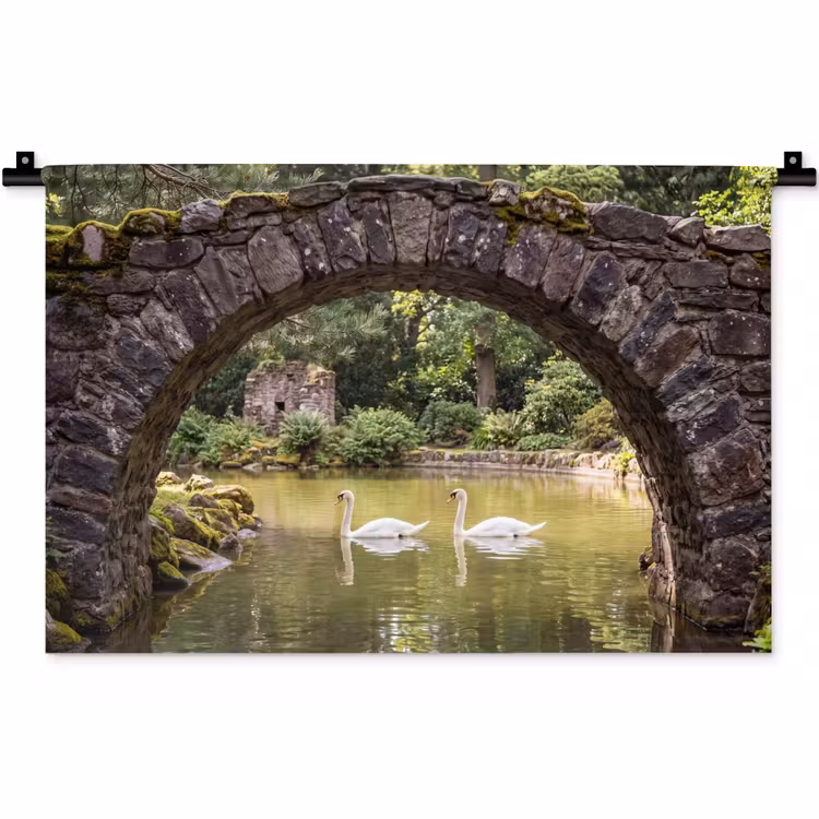 Wandteppich - Vogel – Wasser – Natur — 1
