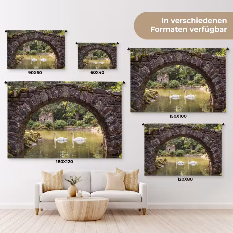 Wandteppich - Vogel – Wasser – Natur — 8