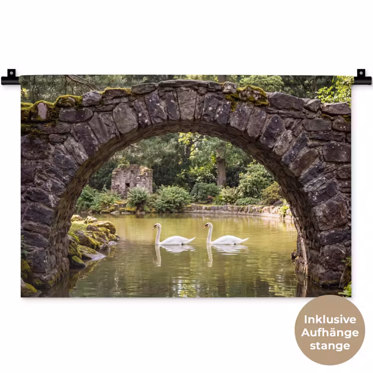 Wandteppich - Vogel – Wasser – Natur — 9