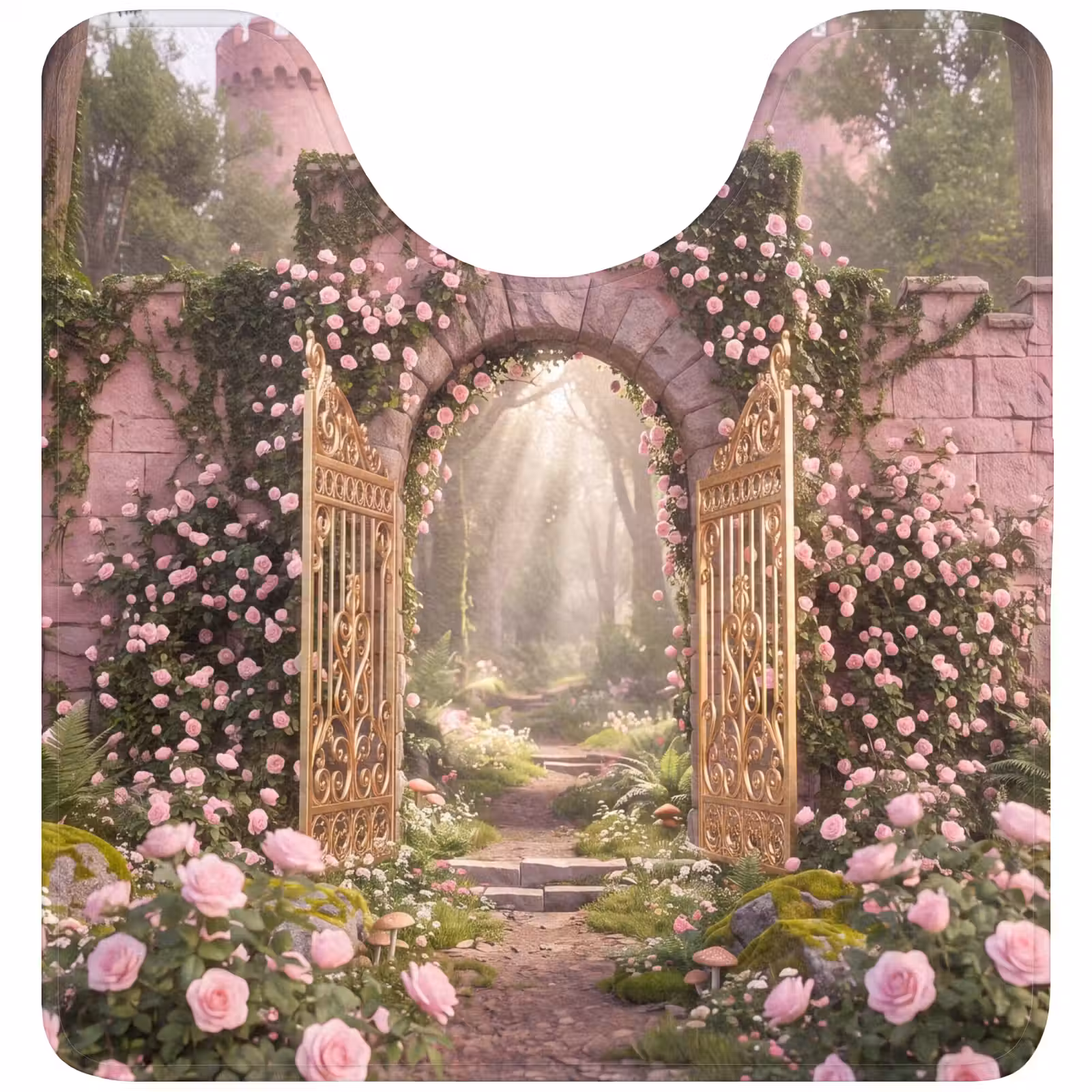 WC Vorleger - Tor – Blumen – Märchen — 1