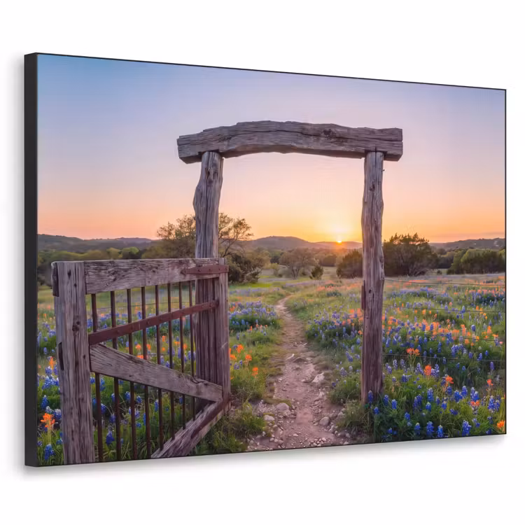 Art Frame - Tor – Blumen – Natur — 1