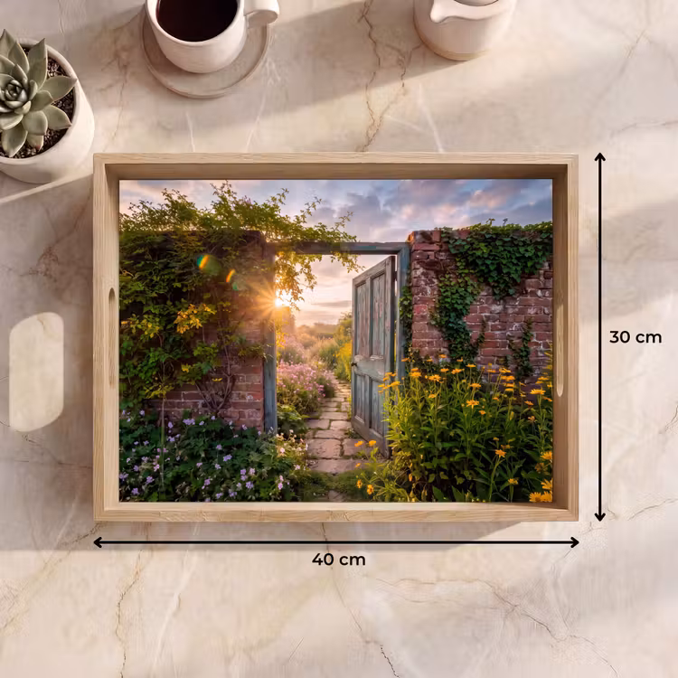 Tablett - Tür – Garten – Natur — 9