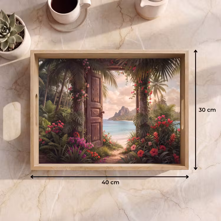 Tablett - Tür – Strand – Natur — 9