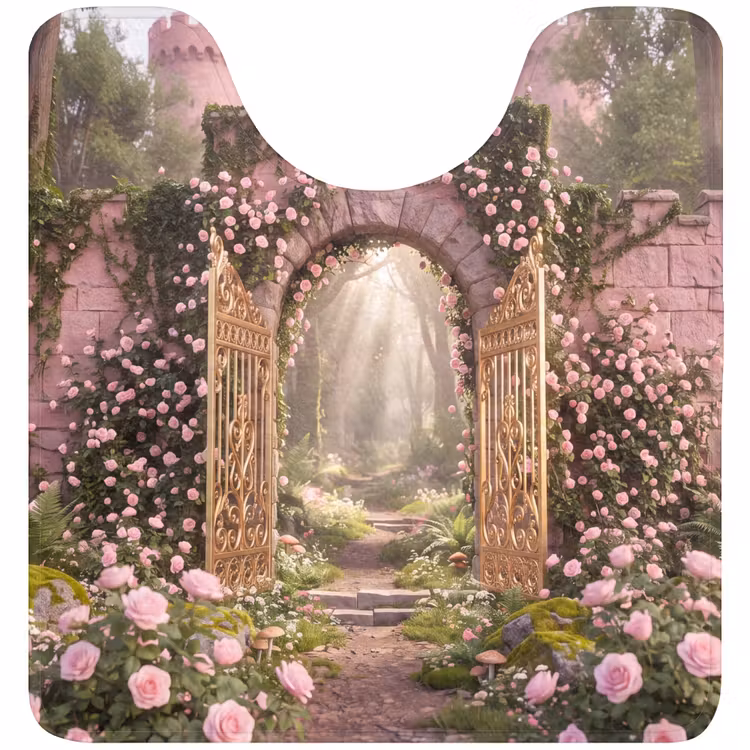 WC Vorleger - Tor – Blumen – Märchen — 1