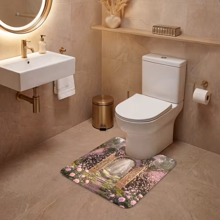 WC Vorleger - Tor – Blumen – Märchen — 4