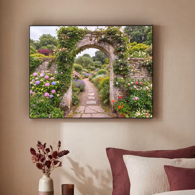 Art Frame - Garten – Blumen – Weg — 2