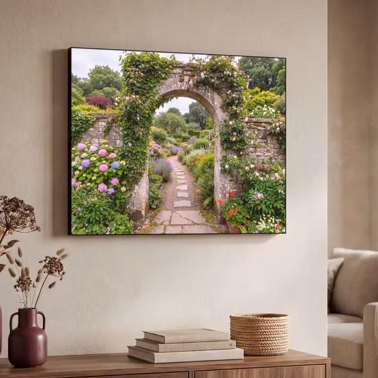 Art Frame - Garten – Blumen – Weg — 3