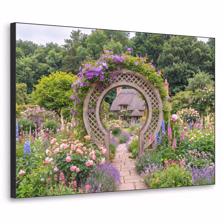 Art Frame - Garten – Bogen – Blumen — 1