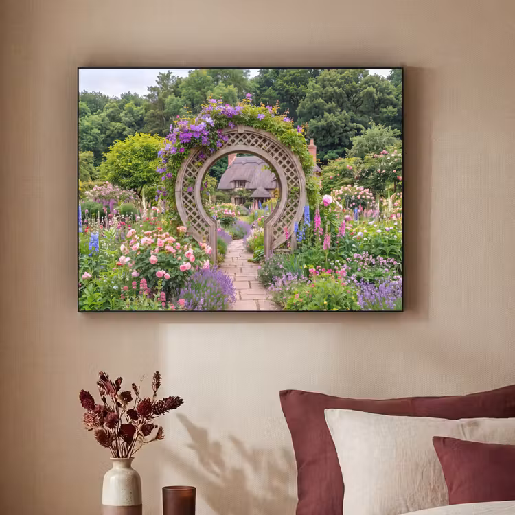 Art Frame - Garten – Bogen – Blumen — 2