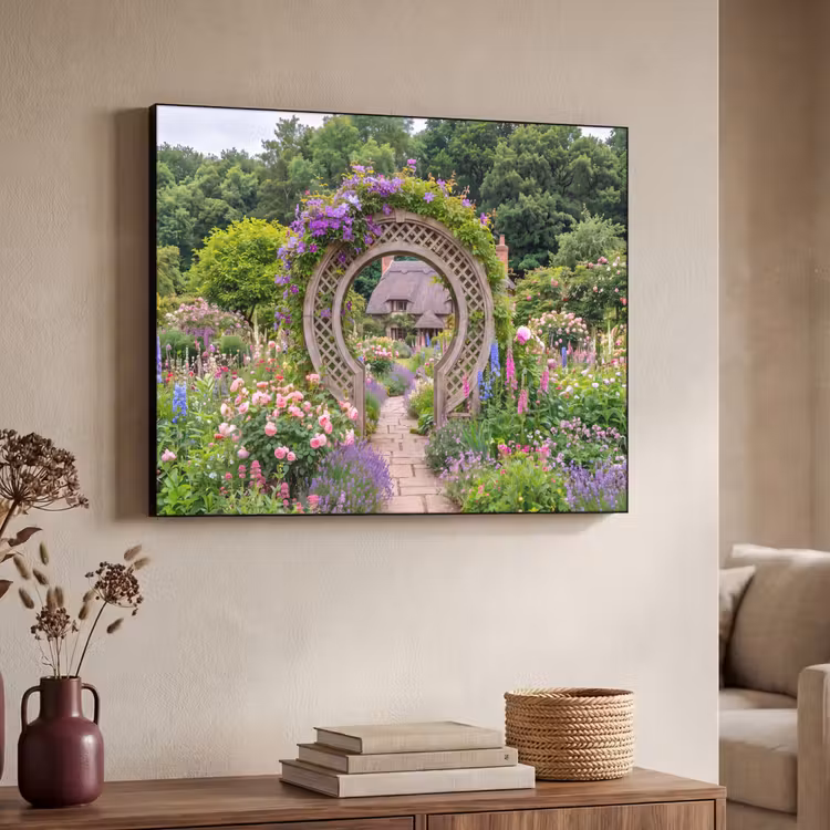 Art Frame - Garten – Bogen – Blumen — 3