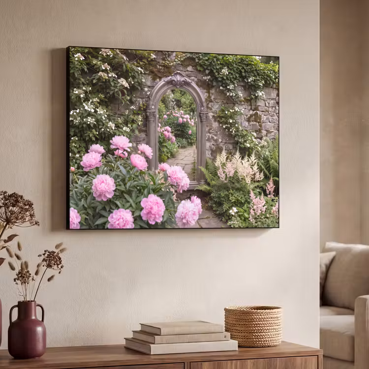 Art Frame - Spiegel – Garten – Blumen — 3