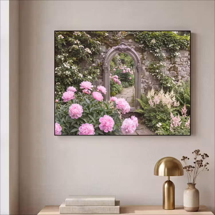 Art Frame - Spiegel – Garten – Blumen — 4