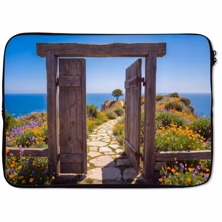 Laptop hülle - Tor – Weg – Meer — 1