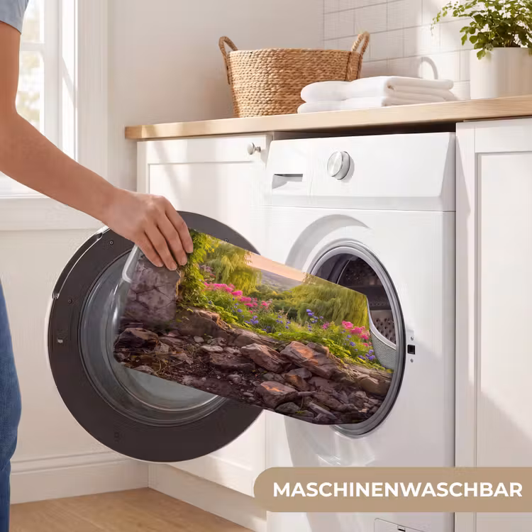 WC Vorleger - Mauer – Natur – Blumen — 7