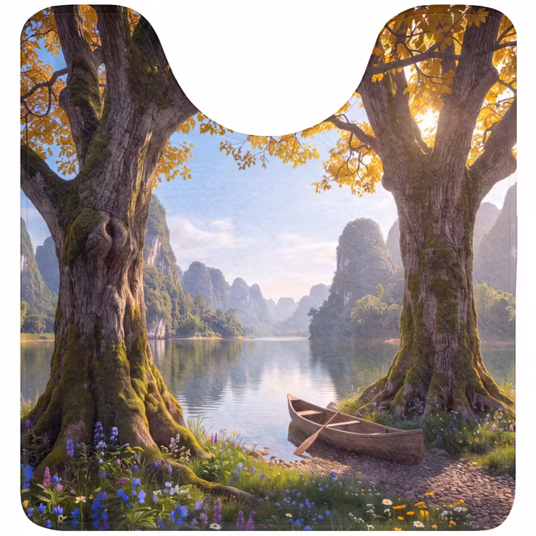 WC Vorleger - Natur – See – Berge — 1
