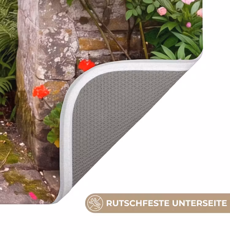 WC Vorleger - Garten – Blumen – Weg — 3