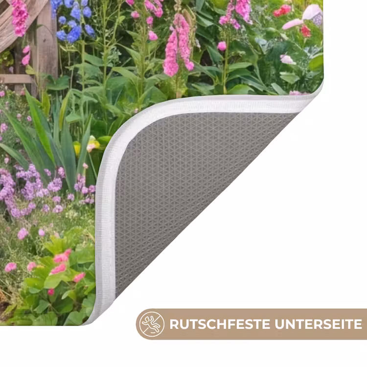 WC Vorleger - Garten – Bogen – Blumen — 3
