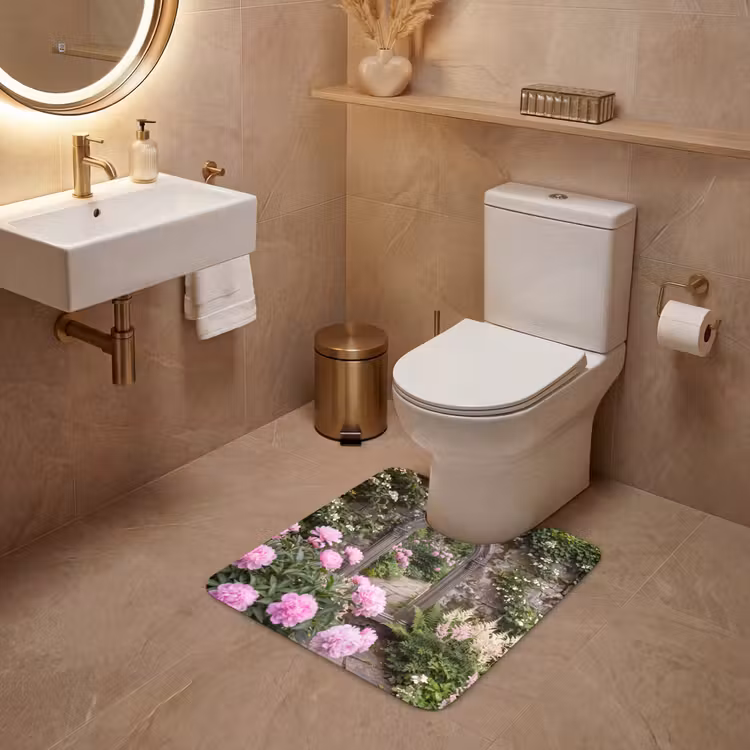 WC Vorleger - Spiegel – Garten – Blumen — 4