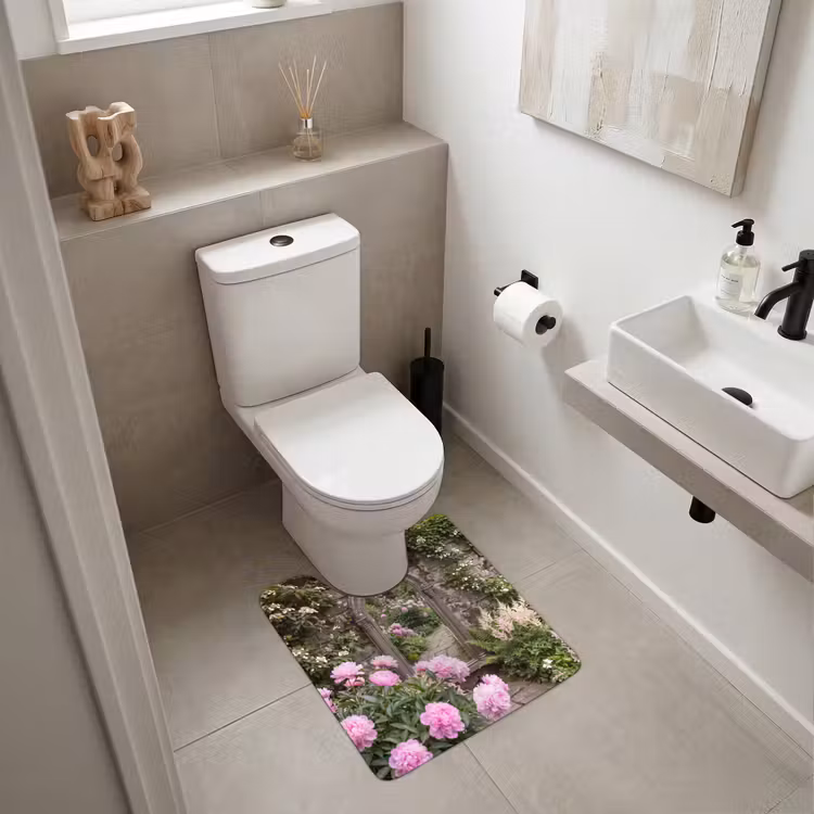 WC Vorleger - Spiegel – Garten – Blumen — 6
