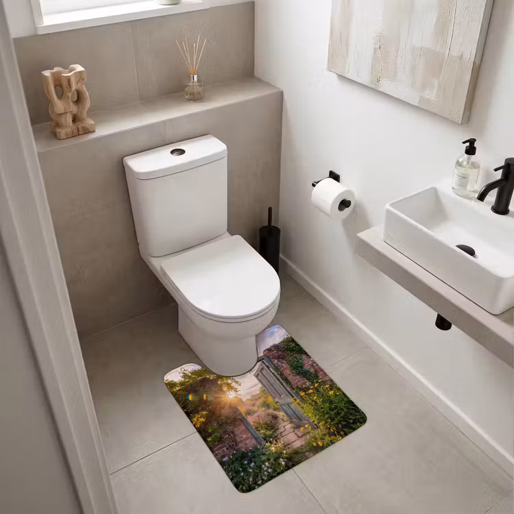 WC Vorleger - Tür – Garten – Natur — 6
