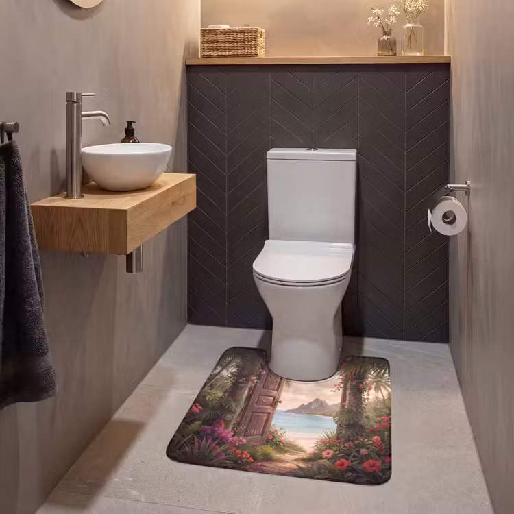 WC Vorleger - Tür – Strand – Natur — 2