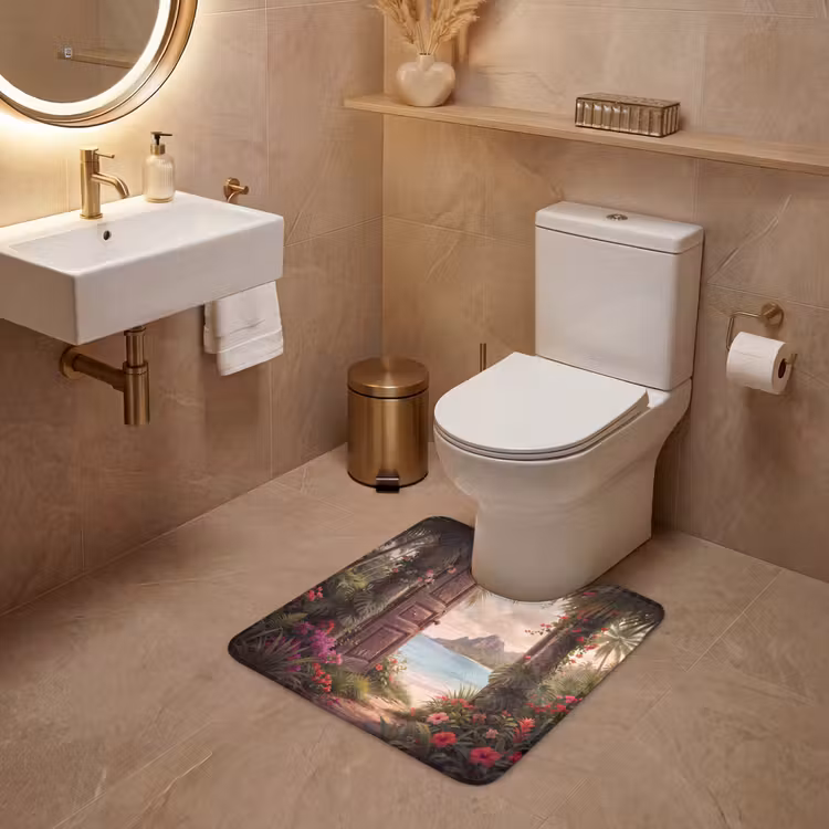 WC Vorleger - Tür – Strand – Natur — 4