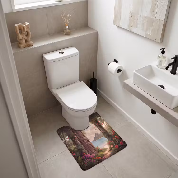 WC Vorleger - Tür – Strand – Natur — 6