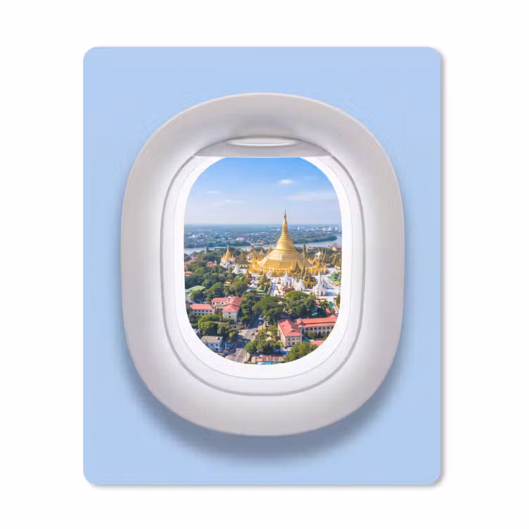 Mauspad - Pagode – Stadt – Aussicht — 1