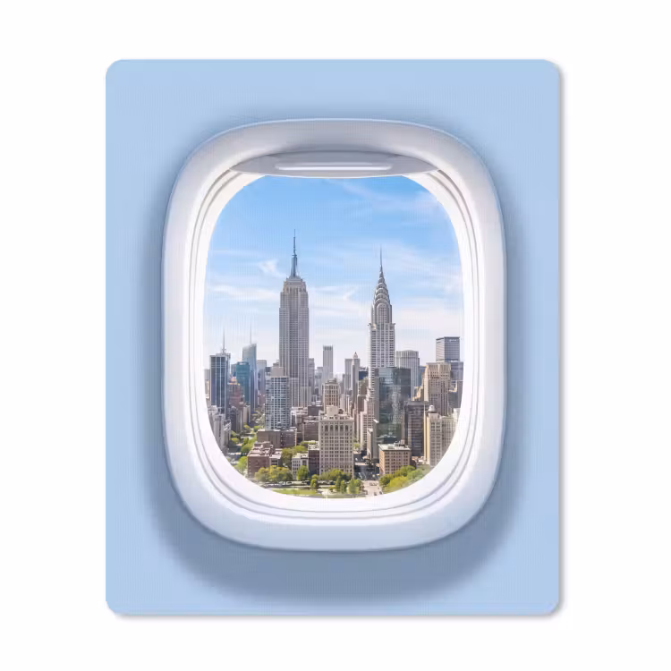 Mauspad - Stadt – Flugzeug – Aussicht — 1