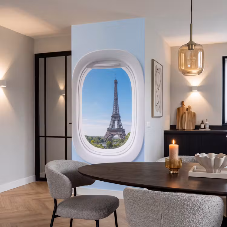 Tapete - Eiffelturm – Flugzeugfenster – Reisen — 5