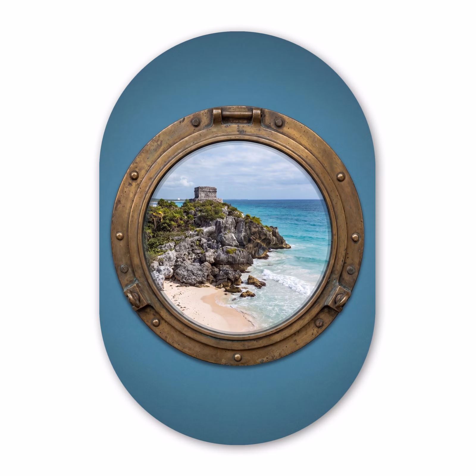 Forexbild Oval - Gebäude – Strand – Meer — 1