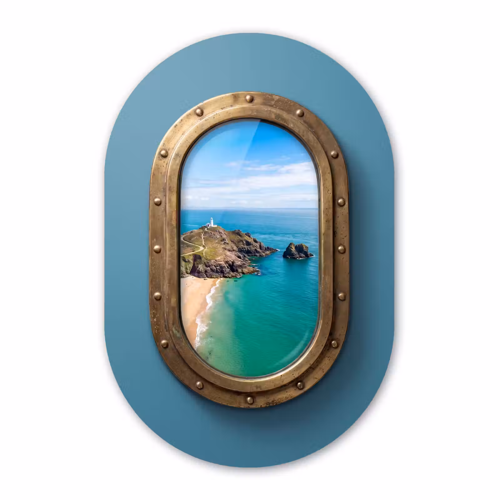 Forexbild Oval - Leuchtturm – Küste – Meer — 1