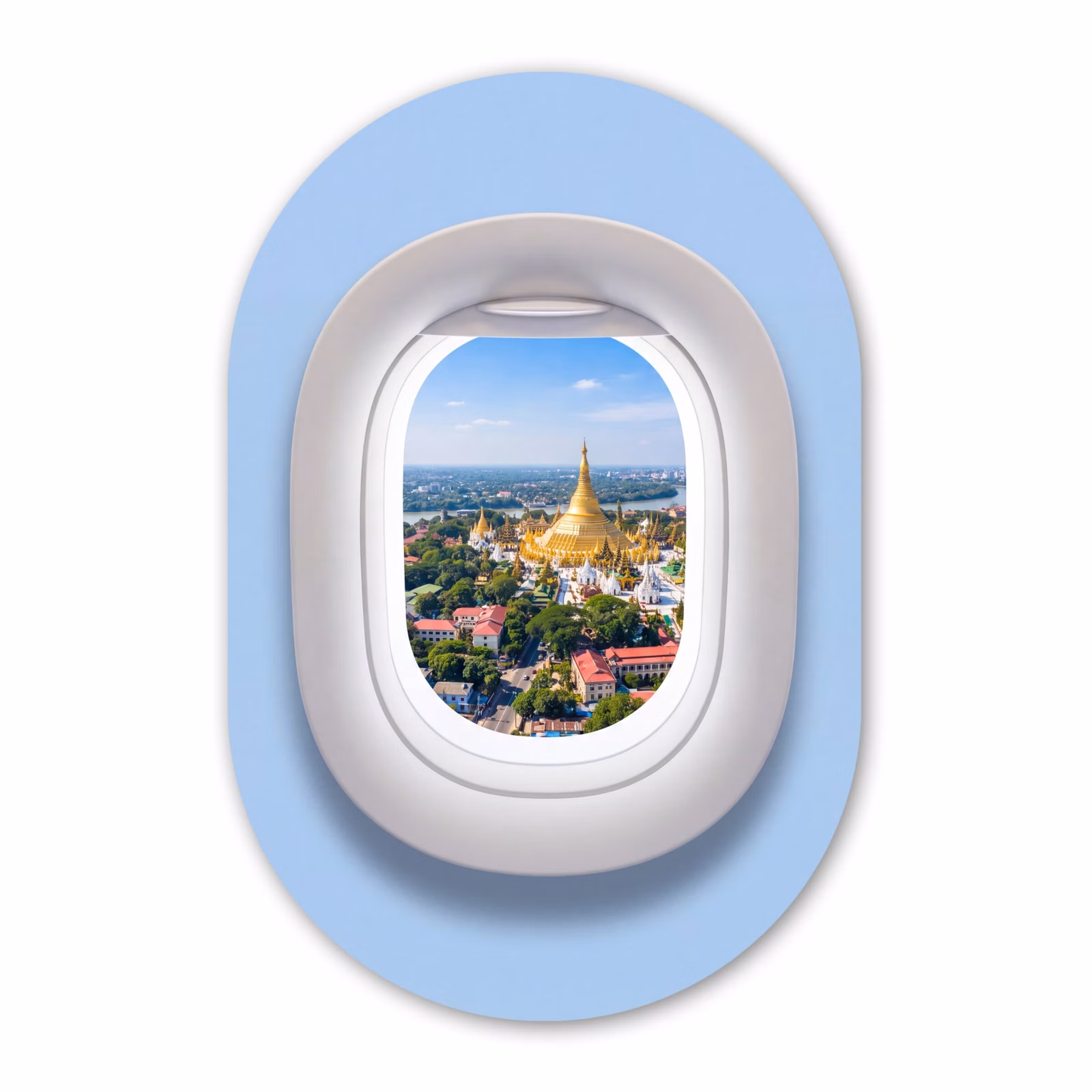 Forexbild Oval - Pagode – Stadt – Aussicht — 1